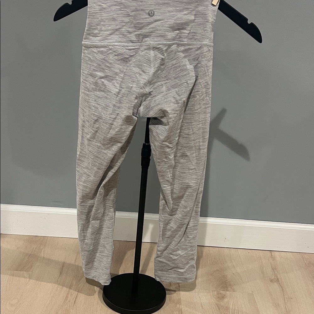 lululemon athletica Light Gray Cropped Pants